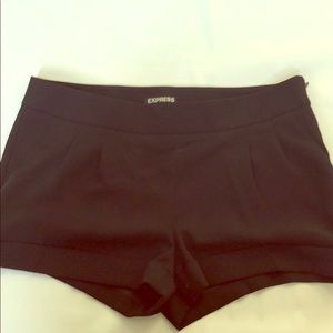 Express Black Dress Shorts